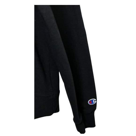 SOLD champion authentic black zip up sweatshirt size medium - Picture 3 of 8